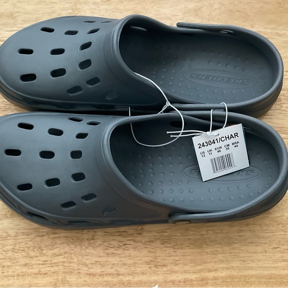 Skechers Foamies Swifters-Steady Men's Slip On Charcoal Size 12 New - Picture 1 of 3